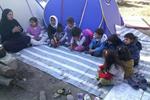 برگزاری کلاس نقاشی و قصه گویی برای کودکان زلزله‌زده