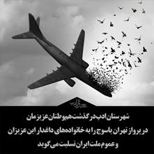 تسلیت به خانواده‌های داغدار پرواز تهران یاسوج