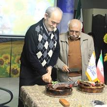 جشن تولد استاد بهمنی و گلمرادی در شهرستان ادب