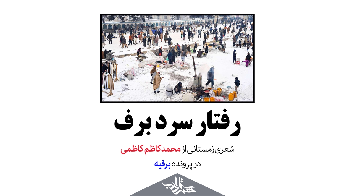 رفتار سرد برف |  شعری زمستانی از استاد محمدکاظم کاظمی